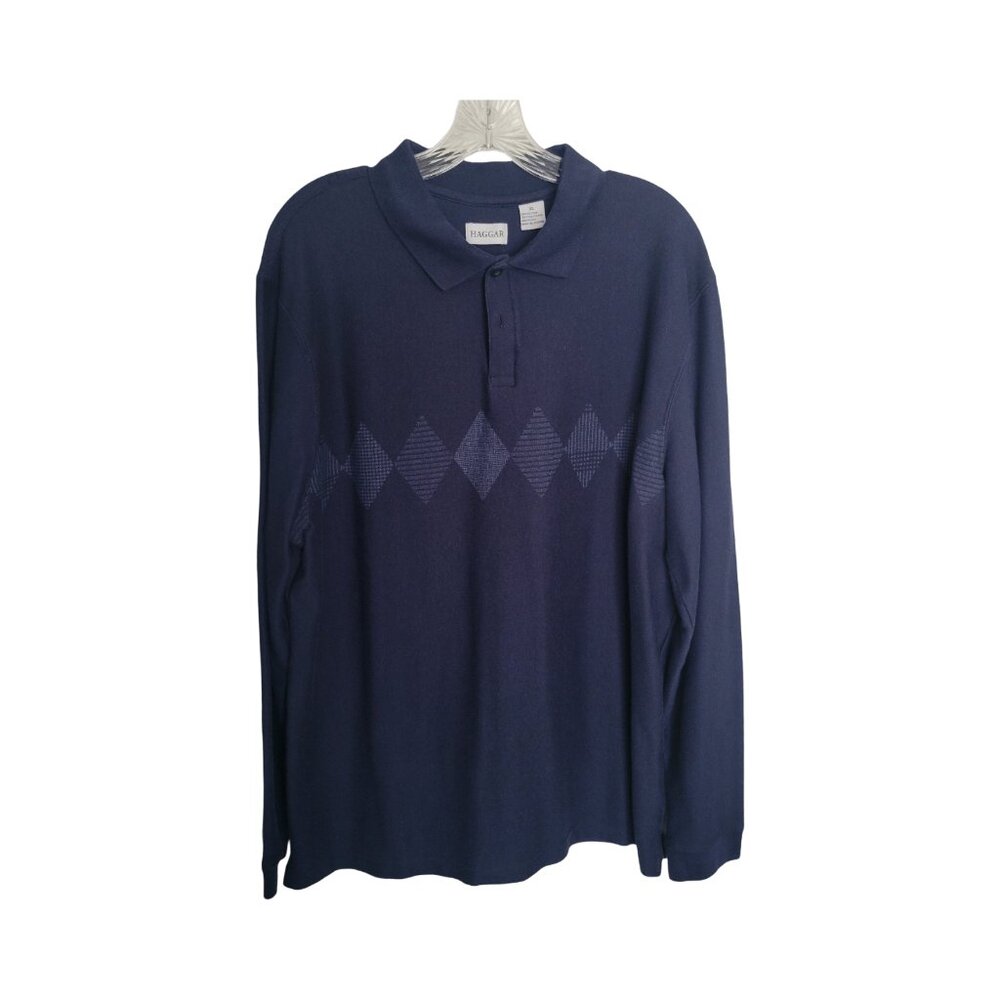 Haggar Argyle Sweater Size XL